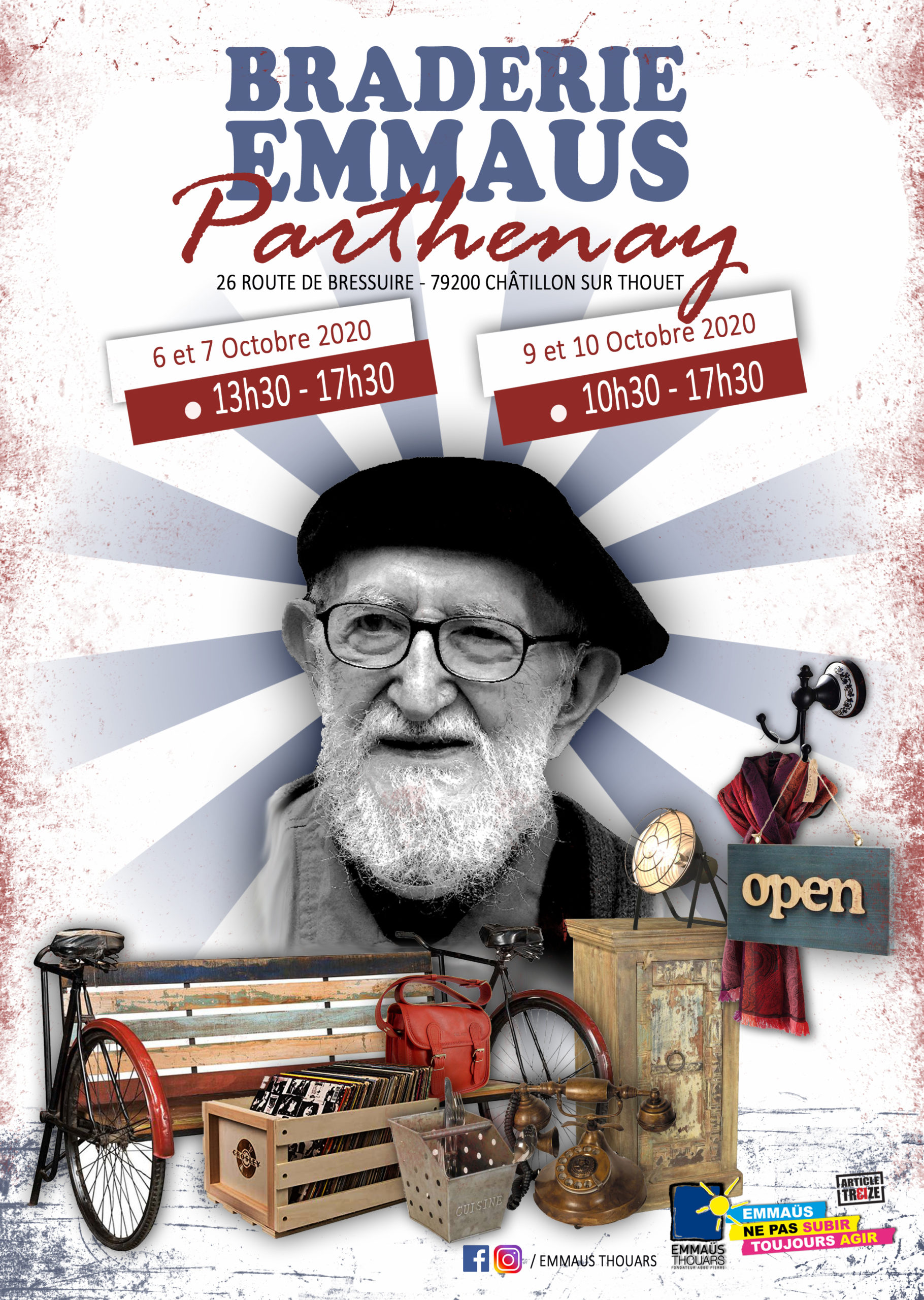 Braderie Parthenay d’octobre