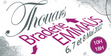 Braderie Emmaüs Thouars les 6, 7 et 8 Mai 2022